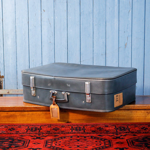 Koffer mit abgerundeten Ecken und Ledertag-Koffer-Vintage Kontor-Vintage Kontor