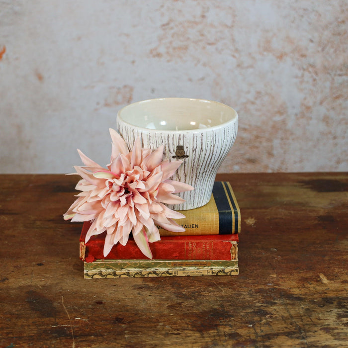 Schicker Vintage ES Keramik Blumentopf, Übertopf -