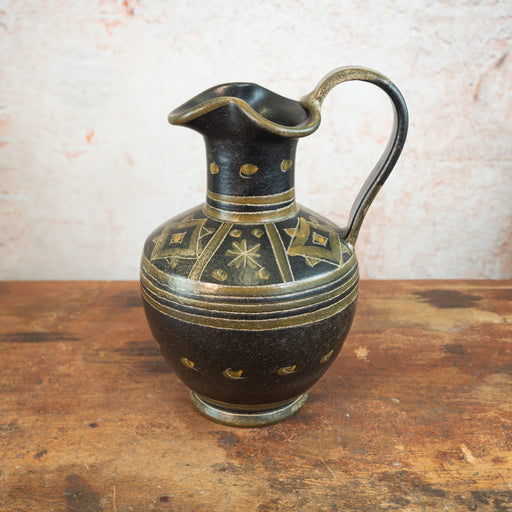Seltene Vase mit Ethnomuster-Vintage Kontor-Vintage Kontor