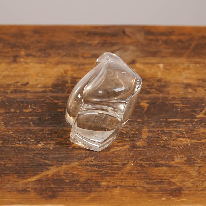 Vase aus Glas in organischer Form, ZBS Bohemia -