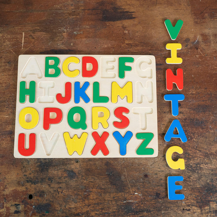 Vintage Holz-ABC aus den 70igern für Kids-Vintage Kontor-Vintage Kontor